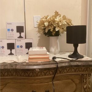 NEW Black Table Lamp for Great for College Students!